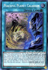 Peaceful Planet Calarium - RA02-EN074 - Quarter Century Secret Rare - 1st Edition